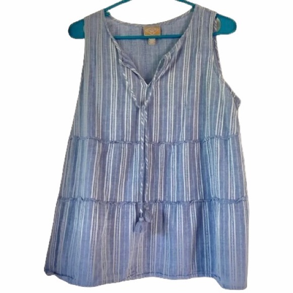 St. John's Bay Tops - St. John’s Bay sleeveless top- LARGE